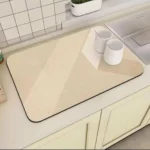 Super Absorbent Non-Slip Dish Drying Mat 6 non-slip kitchen mat