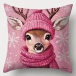 Christmas sofa décor