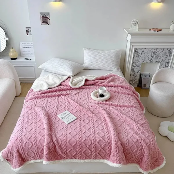 Fluffy soft winter blanket