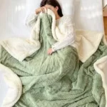 Lamb fur winter throw blanket/fleece blanket 5 Luxury lamb fur throw