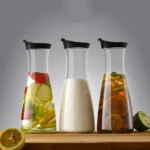 3pcs Glass Water Pitcher Set