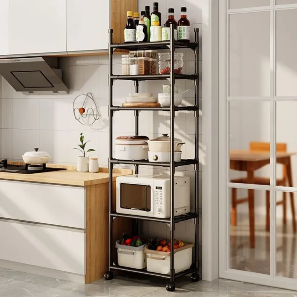 rolling kitchen rack