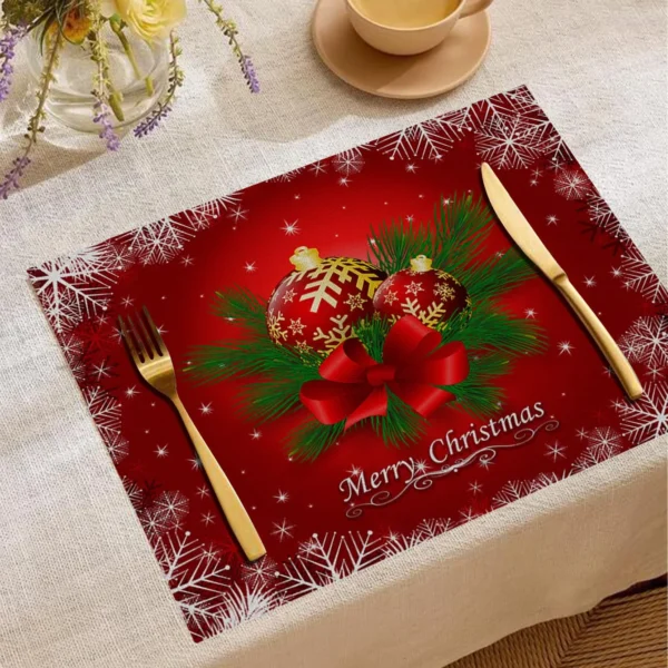 festive table mats