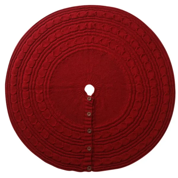 knitted tree mat