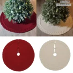 Quality Knitted Christmas Tree Skirt