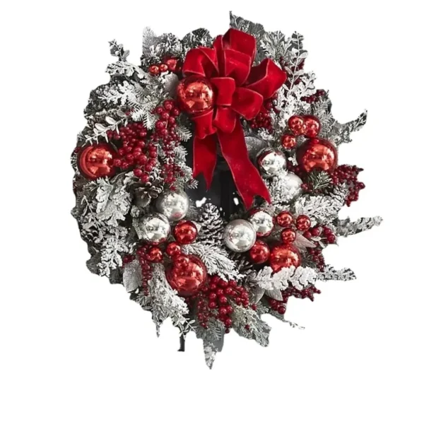 rattan Christmas wreath