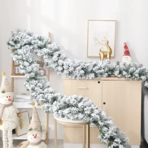 Christmas Snow Flocking Pine Garland