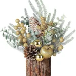 Tabletop Mini Christmas Tree Stump