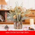 small Christmas tree with stump
