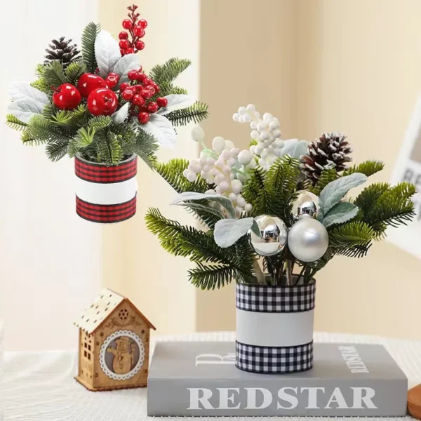 holiday flower décor