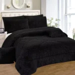 Warm duvet with bedsheet
