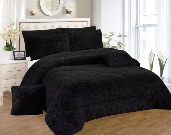 Warm duvet with bedsheet