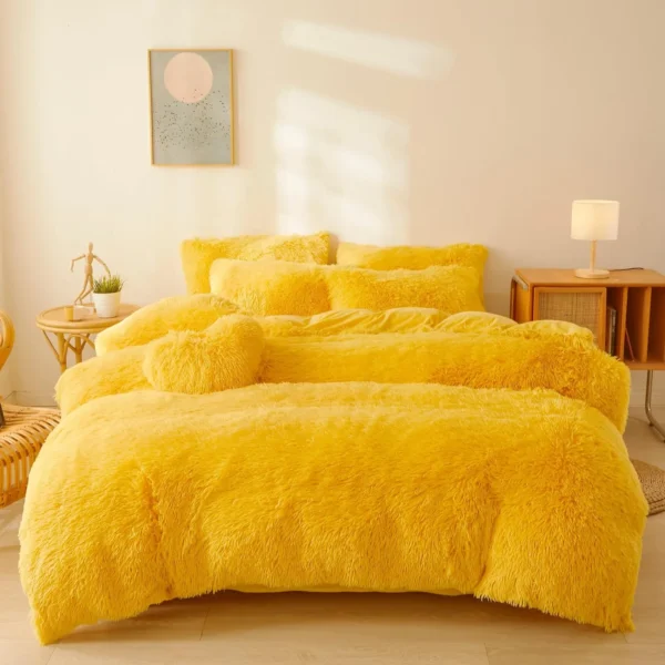 Cozy bedroom bedding