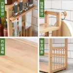 Multifunctional bamboo rack