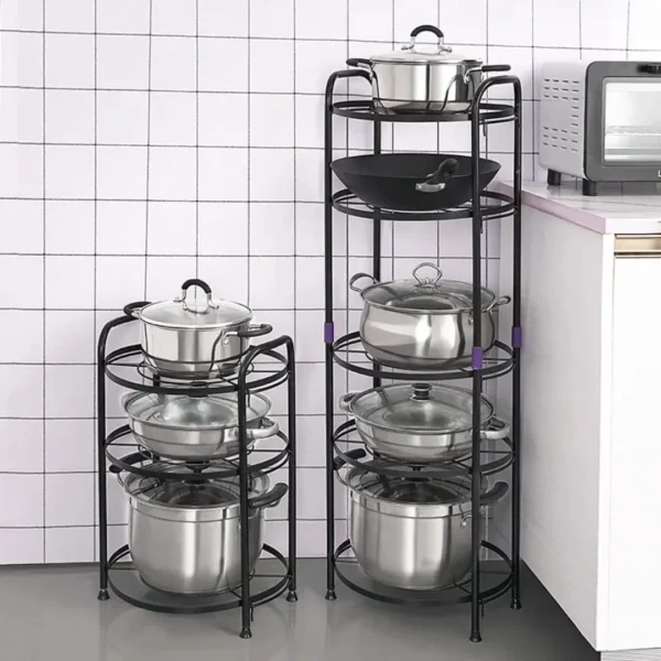 5-tier pot rack holder