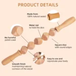 6 cube massage roller stick