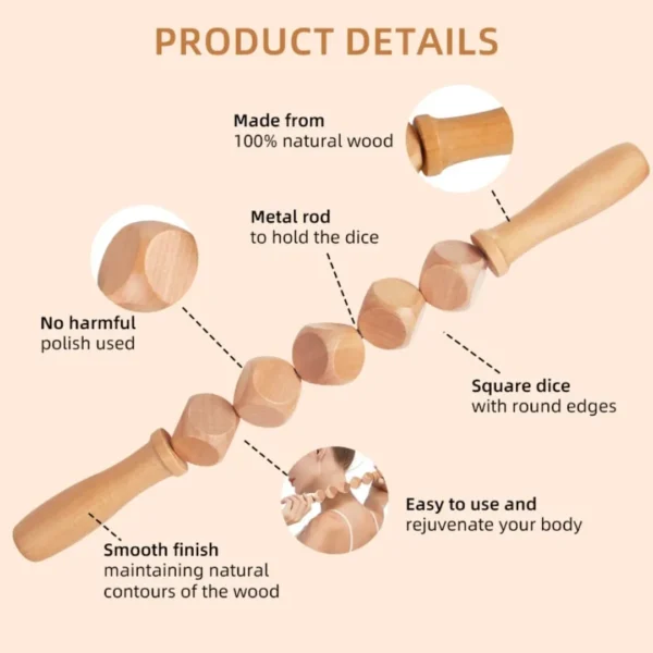 6 cube massage roller stick