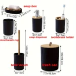 Modern bathroom accessories set
