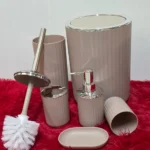 Modern bathroom organizer set
