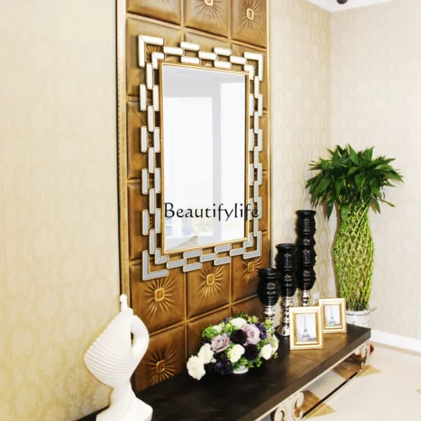 Modern wall hanging mirror