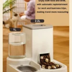 Automatic Pet Food Dispenser 8 Pet food and water dispenser