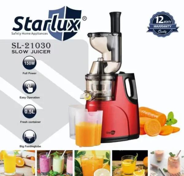 150W masticating juicer 0.5L container