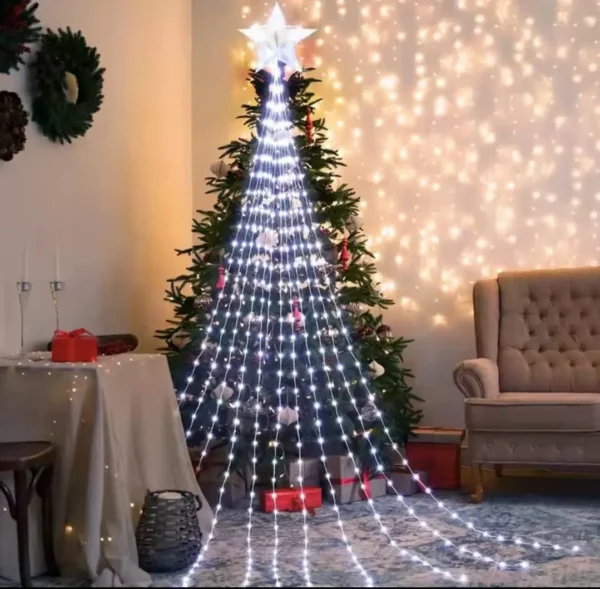 Multicoloured LED Decorative Waterfall Star Light 1 Multicoloured LED Decorative Waterfall Star Light