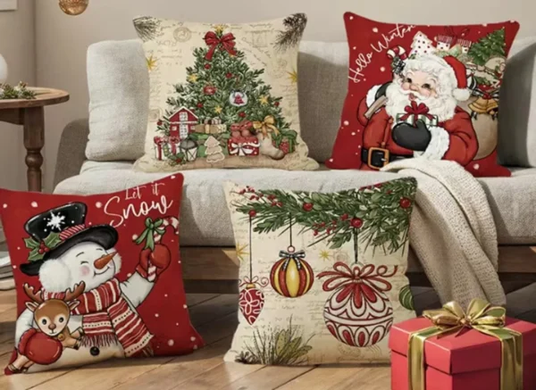 Christmas Themed Pillow Cases 1 Christmas Themed Pillow Cases