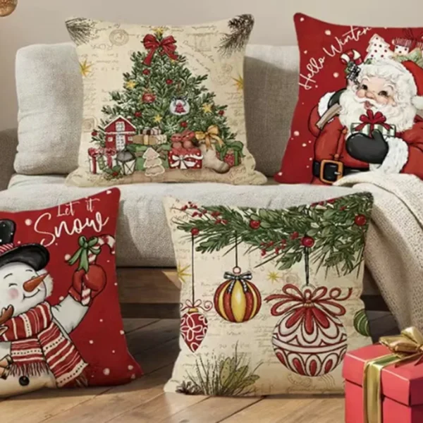 Christmas Themed Pillow Cases