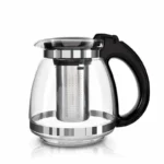 High Quality Borosilicate Glass Infuser Kettle – 1500ml 7 stainless steel tea infuser