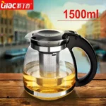 High Quality Borosilicate Glass Infuser Kettle – 1500ml 6 1500ml glass kettle