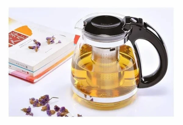 High Quality Borosilicate Glass Infuser Kettle – 1500ml 1 High Quality Borosilicate Glass Infuser Kettle