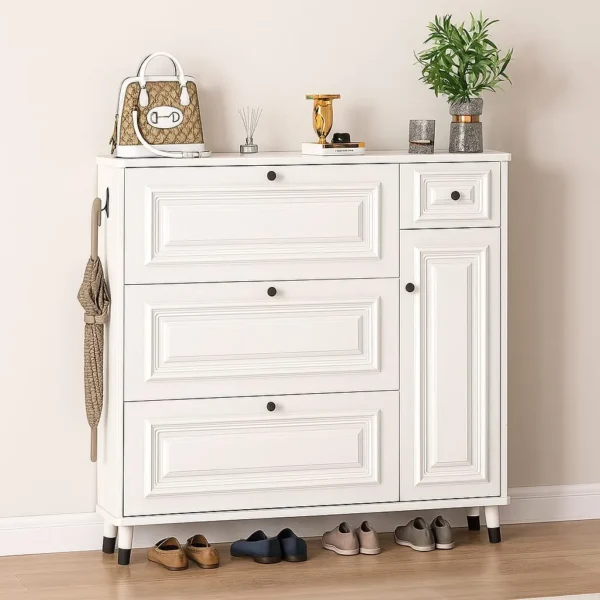 luxurious Bucket Flip Shoe Cabinet