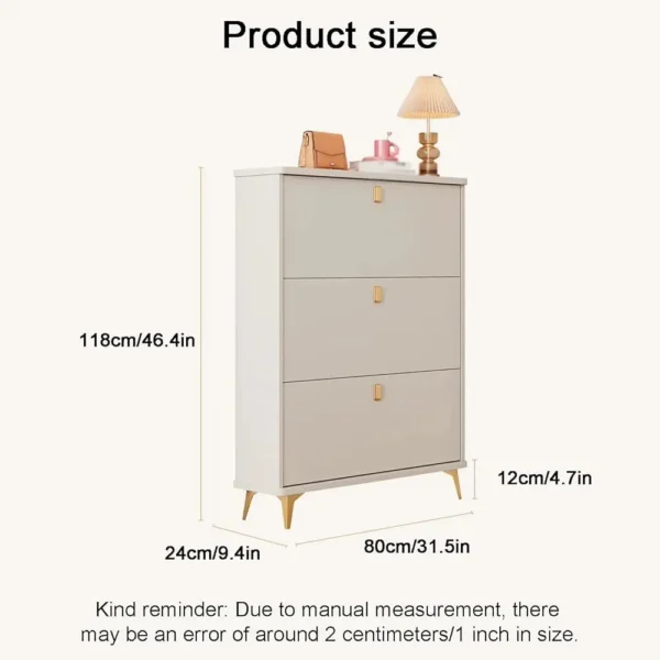 Elegant Bucket Flip Shoe Cabinet