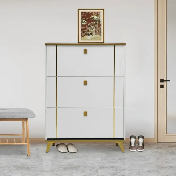 Modern Bucket Flip Shoe Cabinet