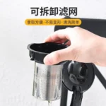 High Borosilicate Glass Infuser Kettle – 1100ml 3 glass infuser kettle