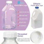 Glass Milk / Juice Bottle – 2 Litres 5 Glass milk bottle