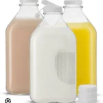 Glass Milk / Juice Bottle – 2 Litres 3 Glass beverage bottle