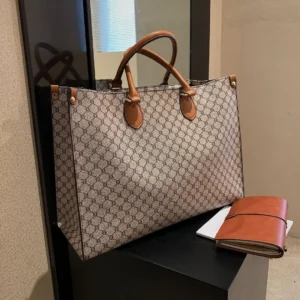 Geometric Pattern Top Handle Bag