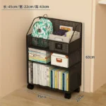 Quality Multipurpose Bookshelf Stand with Wheels 3 Bookshelf with wheels Kenya