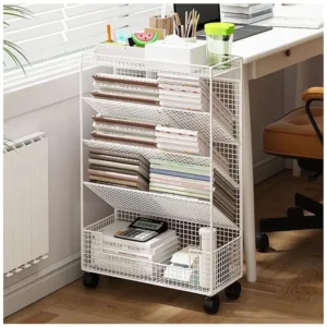 Rolling book organizer
