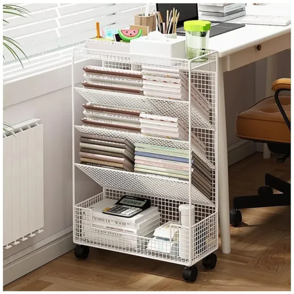 Rolling book organizer