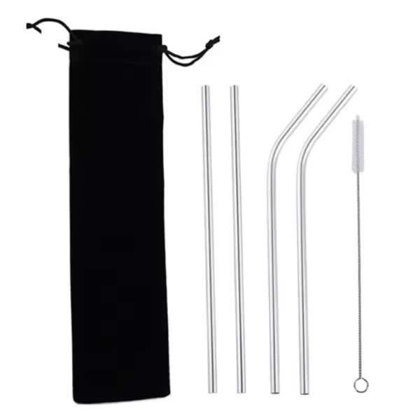 Reusable Stainless Steel Straws 1 Reusable Stainless Steel Straws