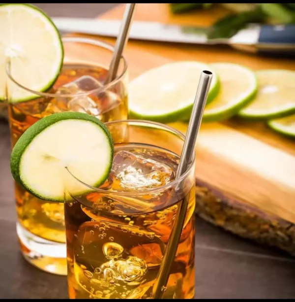 Reusable stainless steel straws