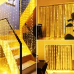 3M×3M Curtain Lights with Remote 5 Remote control curtain lights