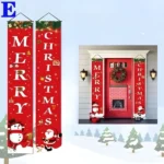 Christmas Door Banner 2PC Set 2 Christmas Door Banner 2PC Set