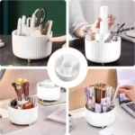 Rotating cosmetic storage box