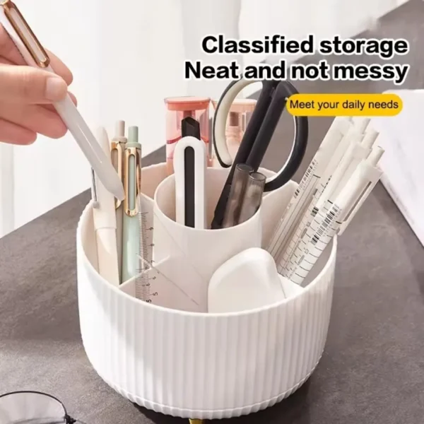 360-degree makeup organizer