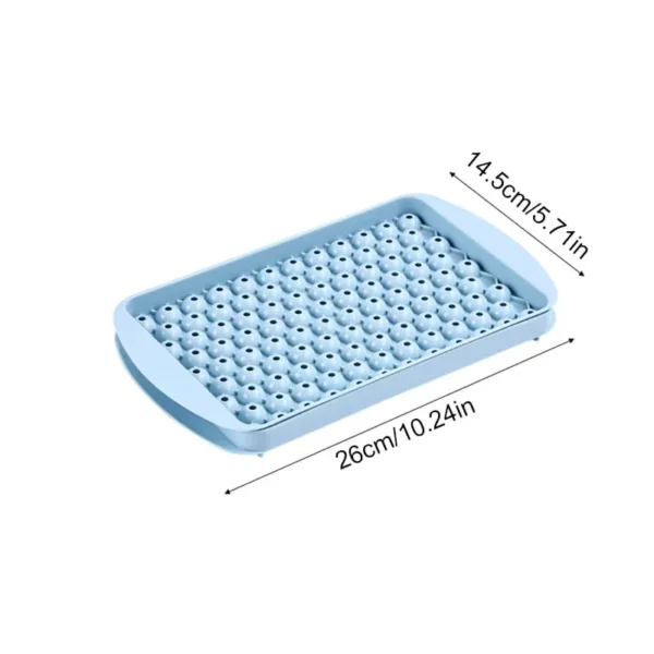 Stackable round ice tray