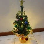 Mini Table Top Christmas Tree With Decorations and Lights 10 mini Christmas tree
